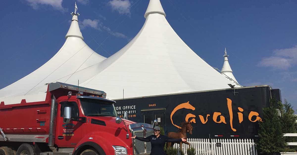 ODYSSEO BY CAVALIA DONATES SURPLUS MATERIALS TO FREEDOM REIGNS RANCH, A LOCAL NONPROFIT MINISTRY WHO HELPS THOSE IN NEED THROUGH HORSEMANSHIP