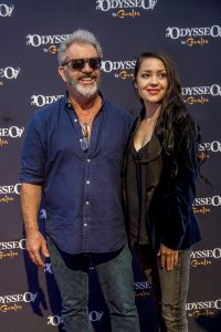 Mel Gibson et Rosalind Ross à la première de Odysseo à Camarillo