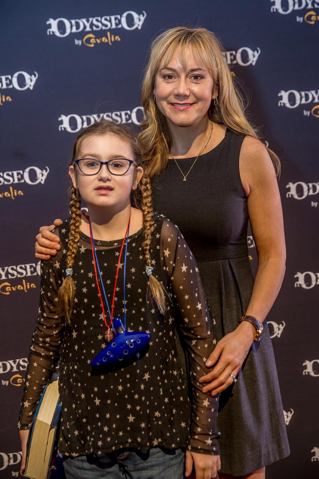 10 - Actress Megyn Price and daughter attending Cavalia Odysseo