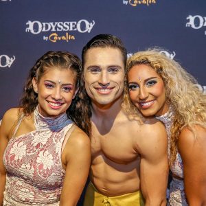 Odysseo Performers Monize, Lucas et Julie at Odysseo premiere in Camarillo