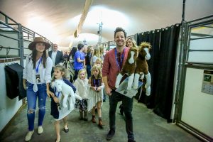 Tiffani Thiessen and Pierre Bouvier at Odysseo premiere in Camarillo