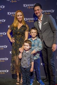 Annie Wersching et sa famille à la première de Cavalia Odysseo à Camarillo