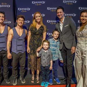 Annie Wersching and family at Odysseo premiere in Camarillo